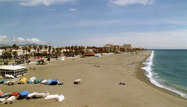 Playa de Granada in Salobrena an der Costa Tropical