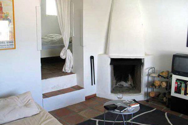 Wohnzimmer mit Kamin
