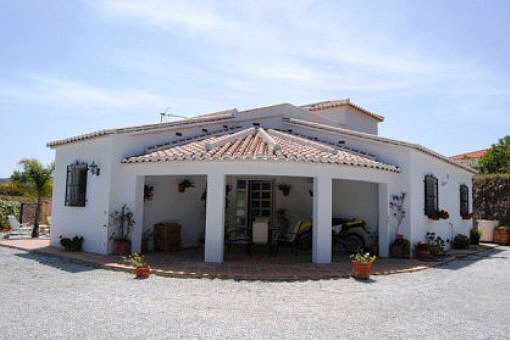 Hinteransicht der Finca