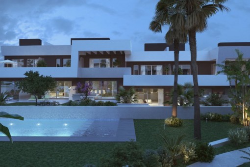 Neue und moderne Häuser in fußläufiger Entfernung zu La Cala de Mijas