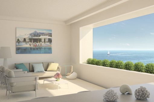 Neue, luxuriöse erste Strandlinie Wohnungen in Estepona