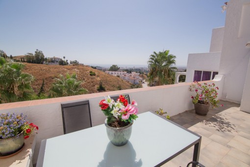 Schöne Apartments mit Meerblick in Mijas