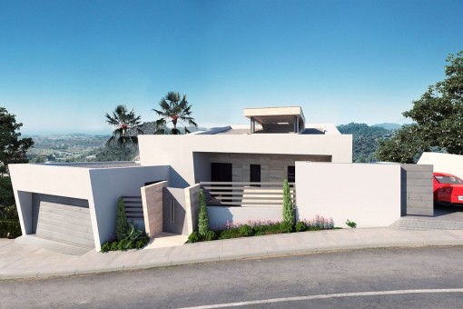 Geräumige, neue moderne zeitgenössische Villa in Benahavís
