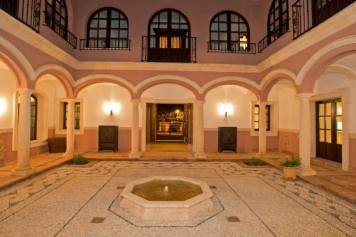 Alternative Ansicht des traditionellen Patio