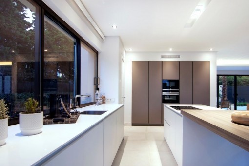 Elegantes Design der Küche