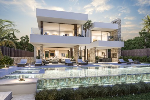 Prächtige neue zeitlose Designervilla in Guadalmina Baja