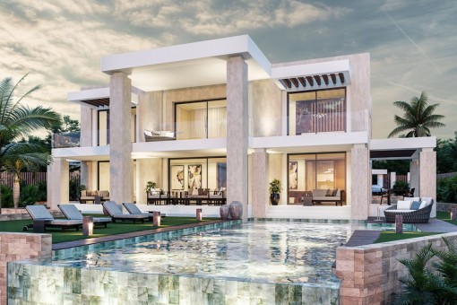 Wundervoller zeitgenössischer Stil mit 4 Schlafzimmern in Los Monteros, Benahavis