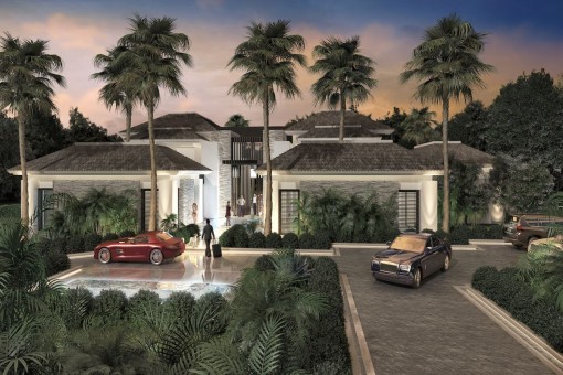 Villa-Bauprojekt in Fußläufigkeit zu Puerto Banus und Strand in Marbella