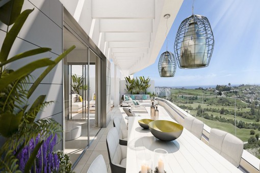 Moderne Designer-Apartments in ruhiger Lage in Estepona