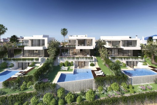 Villa-Neubau im atemberaubenden Design mit 4 Schlafzimmern in Golfplatz-Nähe in Benahavis