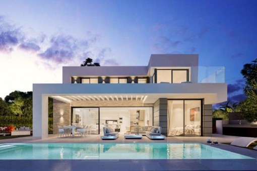 Villa im modernen Stil mit atemberaubender Blick und 3 Schlafzimmern am Golfplatz Cabopino