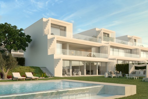 Luxuriöse, 6-Schlafzimmer-Villa im zeitgenössischen Stil mit Meerblick und Blick auf den Golfplatz in Sotogrande