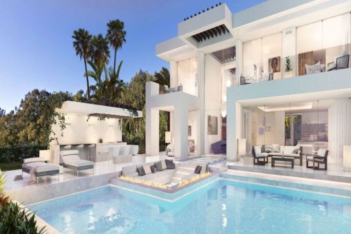 Atemberaubende Designervilla mit Panoramablick in Nueva Andalucía
