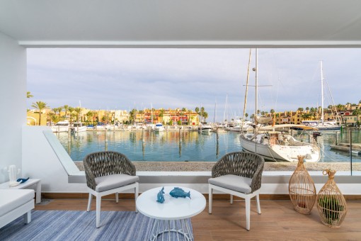 Bauprojekt: Frontline Marina Erdgeschoss Apartment mit 2 Schlafzimmern in unmittelbarer Nähe zu allen Einrichtungen in Sotogrande