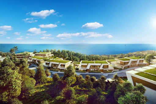 Einzigartige Villa als Bauprojekt in Mijas Costa in fußläufiger Entfernung zum Strand