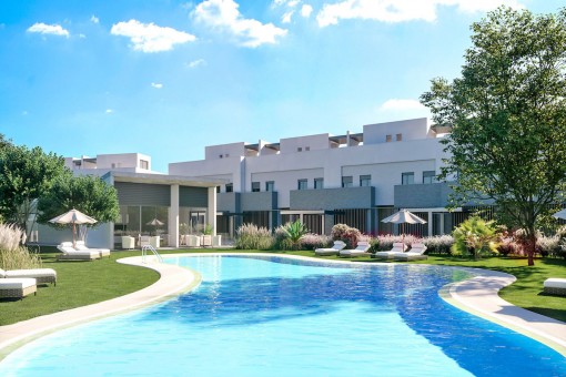 Stadthaus in modernem Stil mit 3 Schlafzimmern direkt am Golfplatz in der begehrten Gegend von Sotogrande, Cadiz