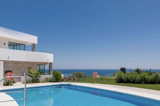 Parnoramameerblick-Apartments bei Fuengirola in exkluisver Neubauanlage mit Investmentanspruch als purer Kaufgenuss