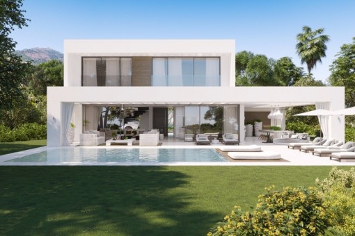 Moderne und neue Villa in Mijas